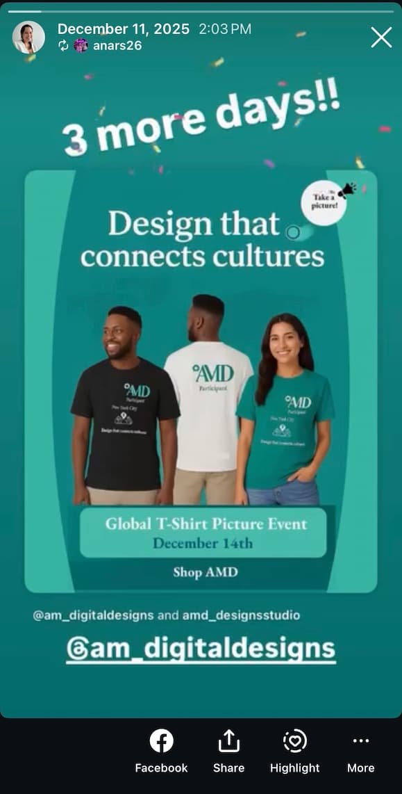 Represent Your Roots Instagram Story 1