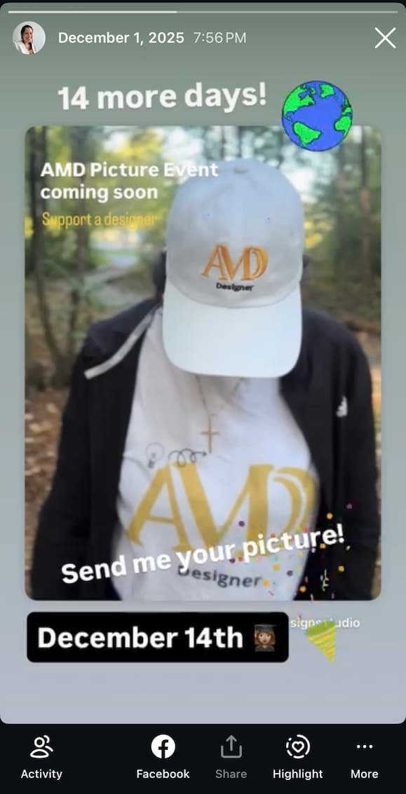 Represent Your Roots Instagram Story 2