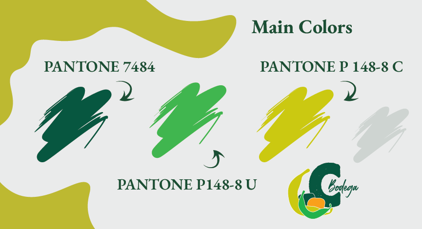 Cardenes Market brand color palette