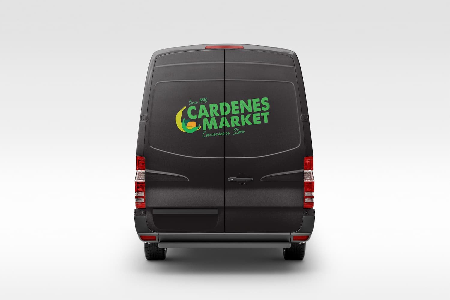 Cardenes Market fleet delivery van vehicle wrap
