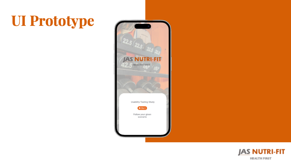 Mobile UI Prototype screens