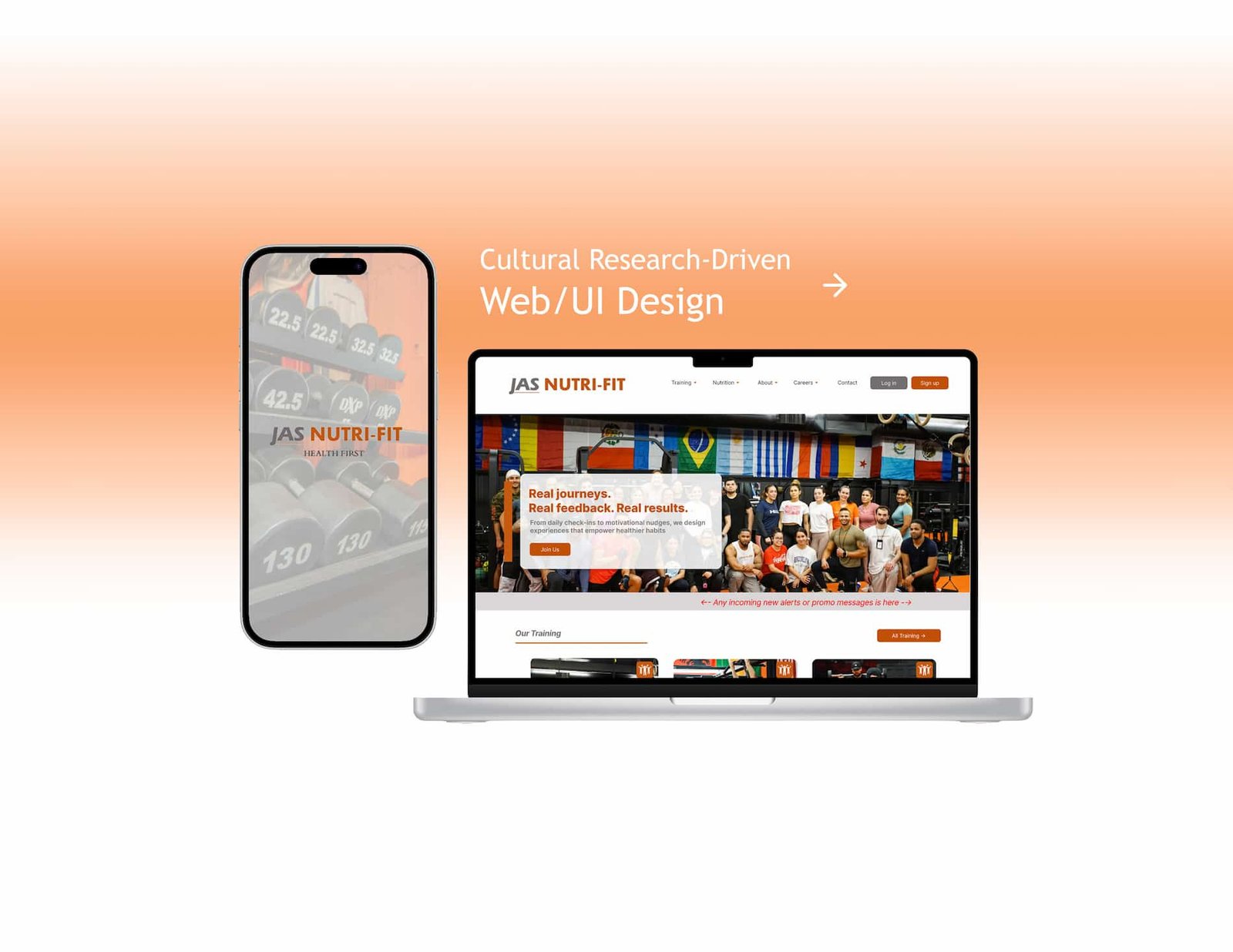 JasNutri-Fit Web and App Design System Preview